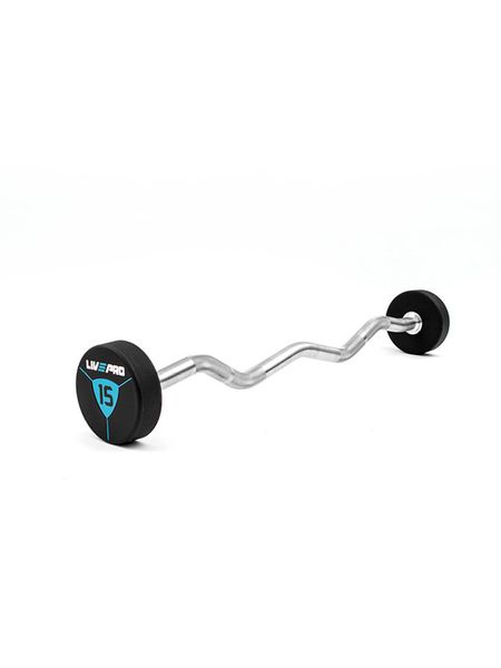 Livepro EZ Curl Polyurethane Barbells - Various Weights