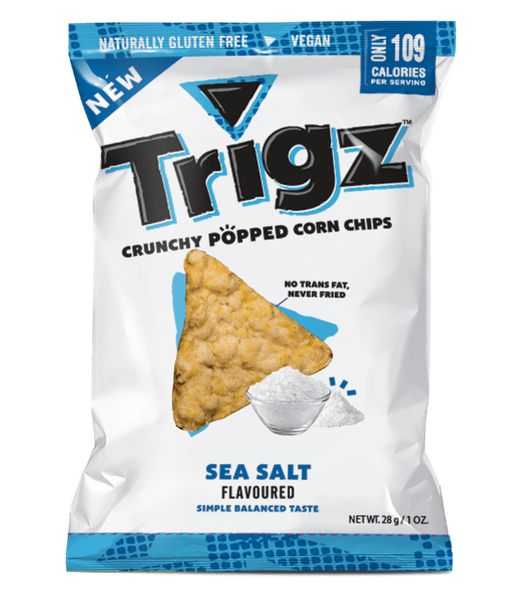 Trigz Sea Salt Corn Chips - 28g