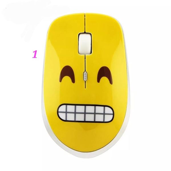 SE-M8 2,4Ghz Portable Wireless Emoji Mouse for Laptop Desktop PC