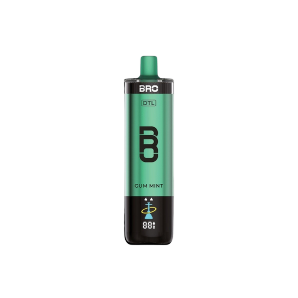 Bro Vapes Hookah DTL 40K 50mg Gum Mint