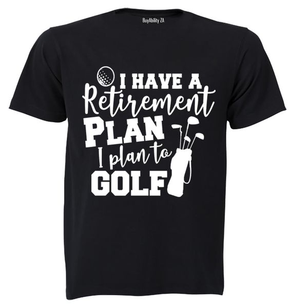To Golf - Mens - T-Shirt - Black image
