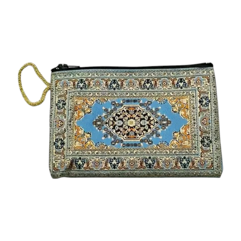 Vintage Inspired Lake Blue coin purse