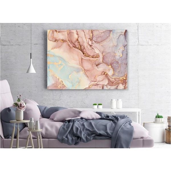 Neutral Abstract Canvas - 100 x 150cm (Portrait)