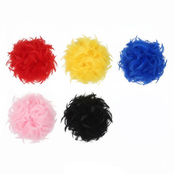 5Pack (50Pcs) DIY Arts &amp; Crafts Tail Fluff Feathers (9 Colors)