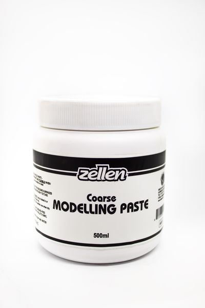 Zellen Artists' Coarse Modelling Paste 500ml