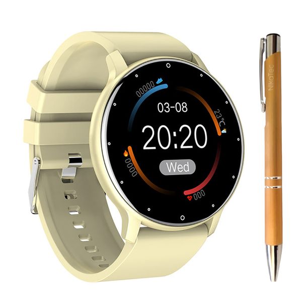 Cream LIGE Fitness Smart Watch