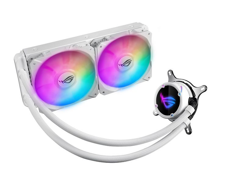 ASUS ROG LC 240 RGB Liquid CPU Cooler - White Edition