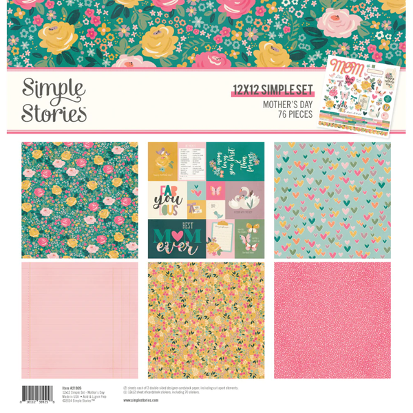 Simple Stories Collections 12x12 Simple Set - Mother's Day Pack