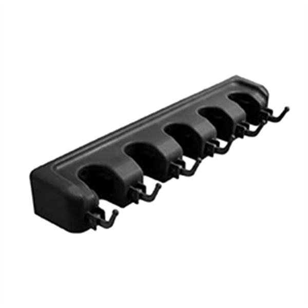 Mop and Broom Holder Wall Mount Heavy Duty Broom Holder Black