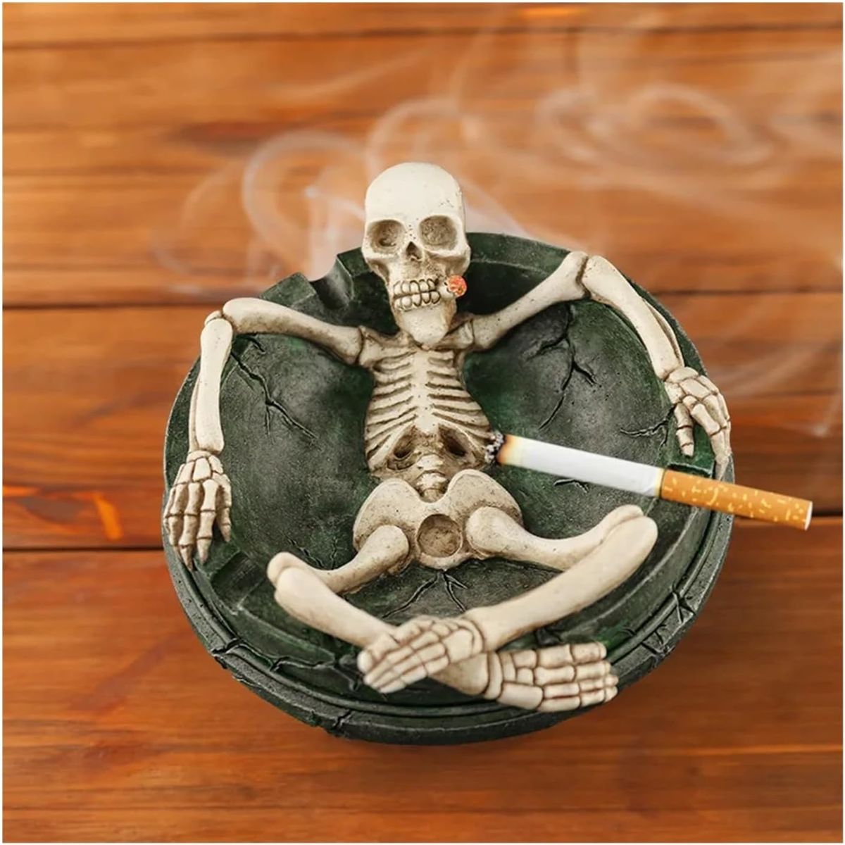Skeleton Lounge Ashtray - Resin Novelty Cigarette Holder (12.5cm) | Shop  Today. Get it Tomorrow!