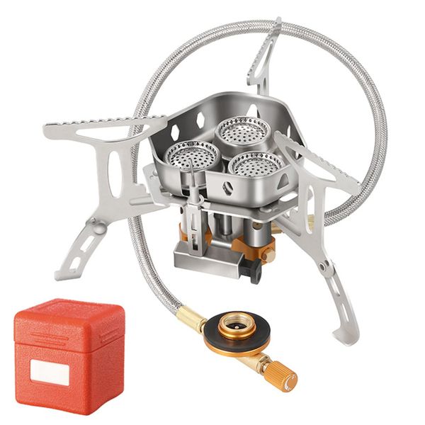 3 burner Compact Folding Camping Stove