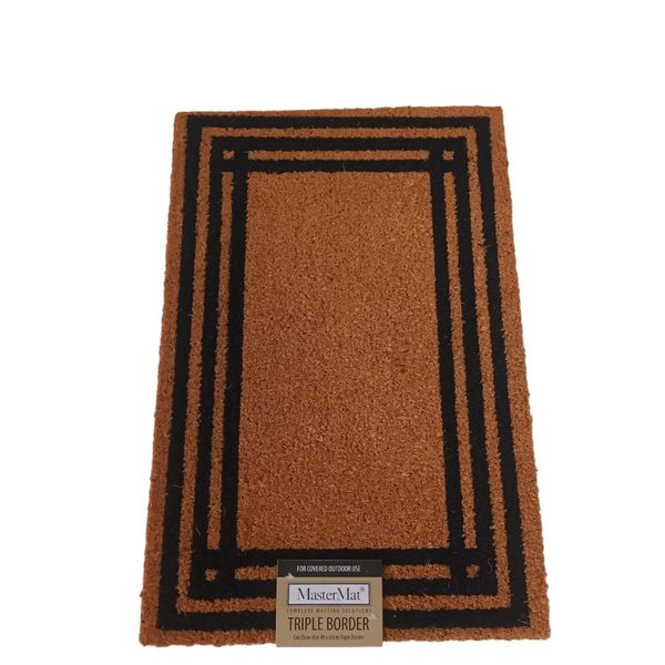 Triple Border Coir Doormat