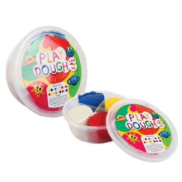 Play Dough 4 Colour Set - 60g