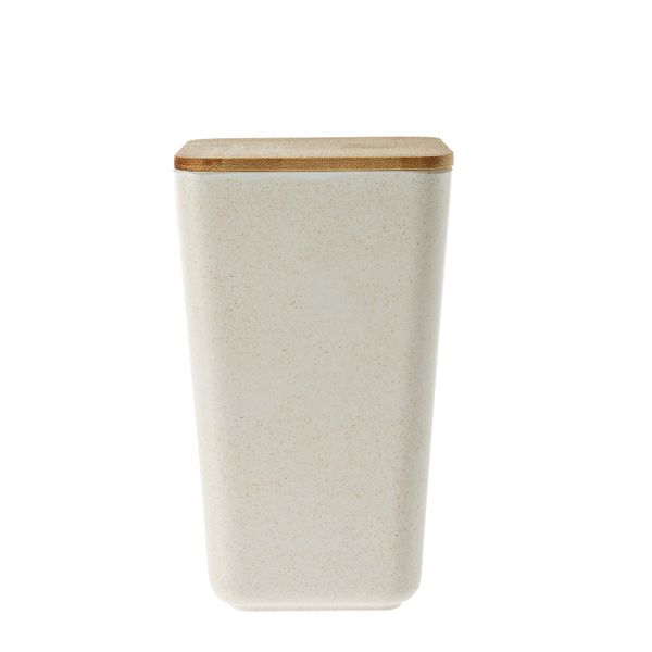 George &amp; Mason - Harlow Bamboo Fibre Square Canister Med Cream