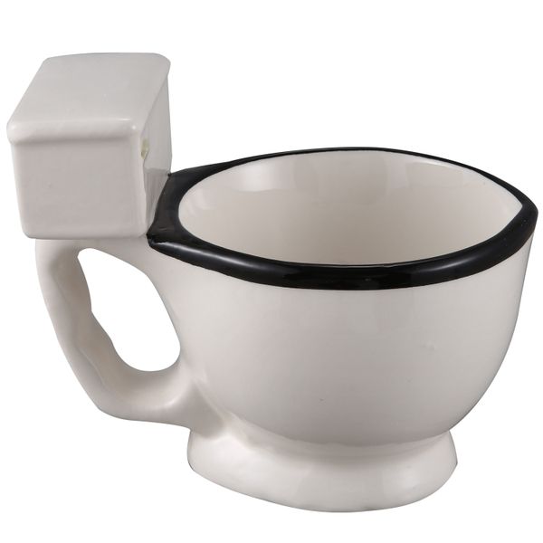 Novelty Toilet Ceramic Mug with Handle 300Ml Coffee Tea Milk Ice Cream Cup