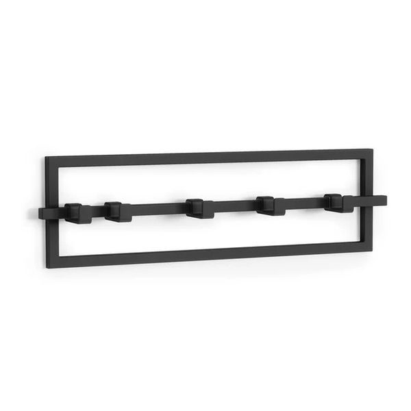 Cubiko 5 hooks black 53cmx6cmx15cm