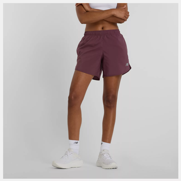 New Balance Women's 5-inch Shorts - Brown