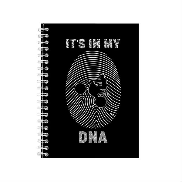 It_s In My DNA Notebook Biker Gift Idea A5 Notepad 132