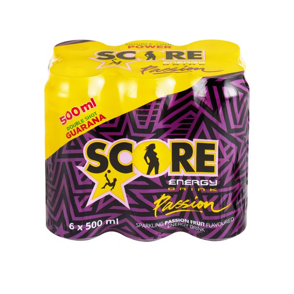 Score Passion Energy Drink - 6 x 500ml