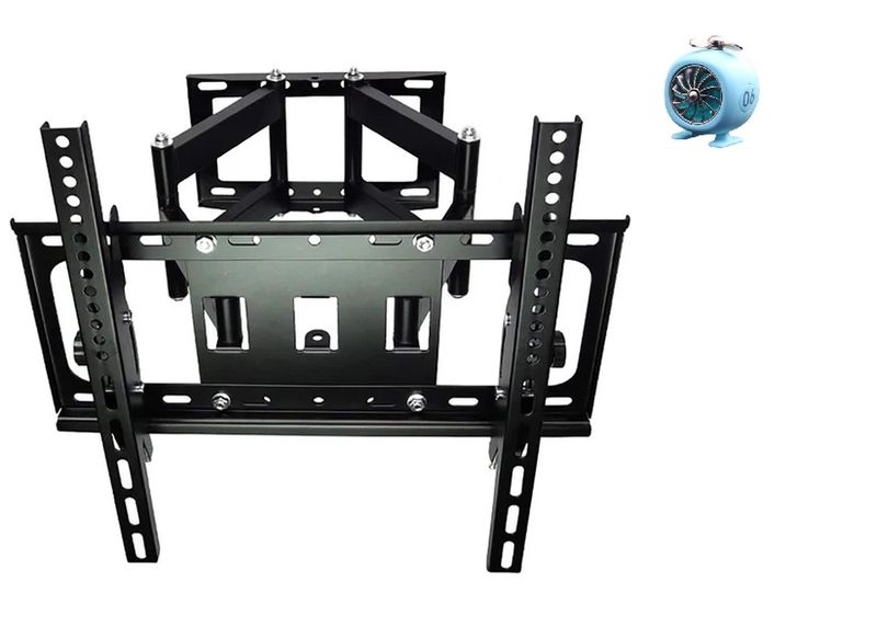 Full Motion Black Ns-400 26-65" TV Bracket + Mini Helicopter