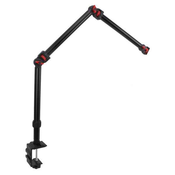 Adjustable Articulating Arm Clamp Stand With 1/4" Screw