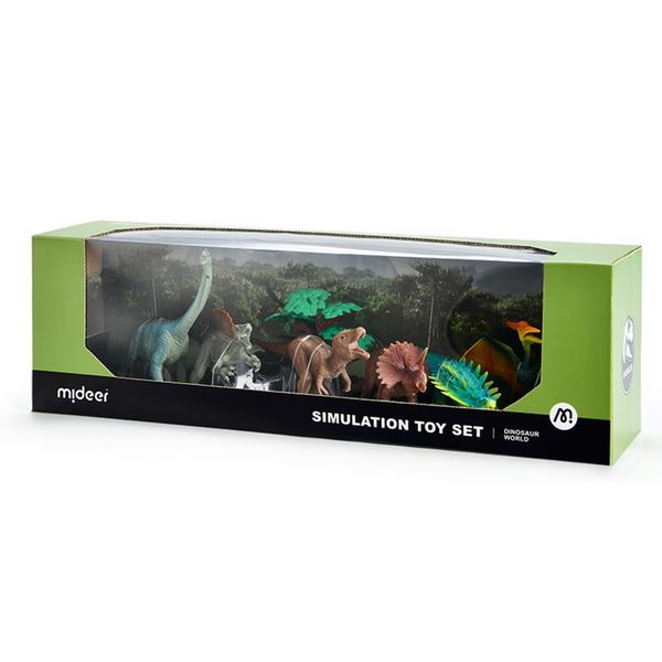 Mideer Dinosaur Playset - 7 Pieces