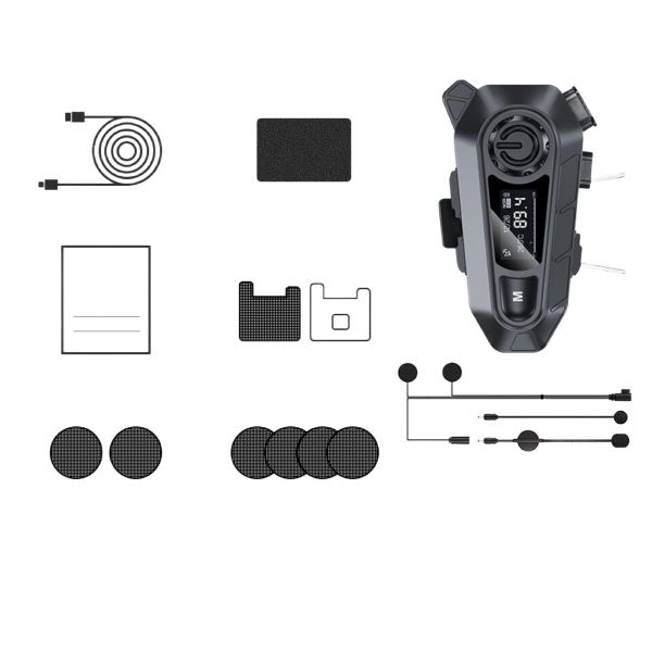 Motorcycle Intercom Multi-Person Group Chat Helmet Bluetooth Headset