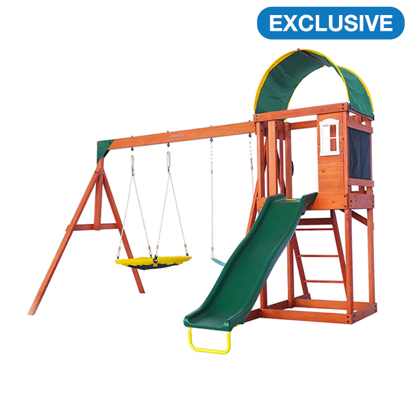 Sportspower Amelia Jungle Gym Swing Set - Wooden