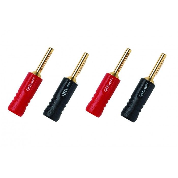 QED Screwloc ABS 4mm Plug 2Red/2Blk Shop Today. Get it Tomorrow