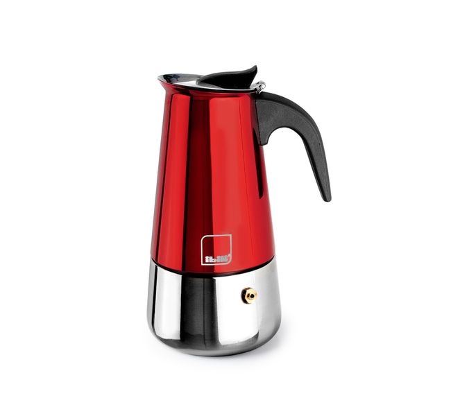 Ibili Moca Rosso Espresso Maker - 10 Cups