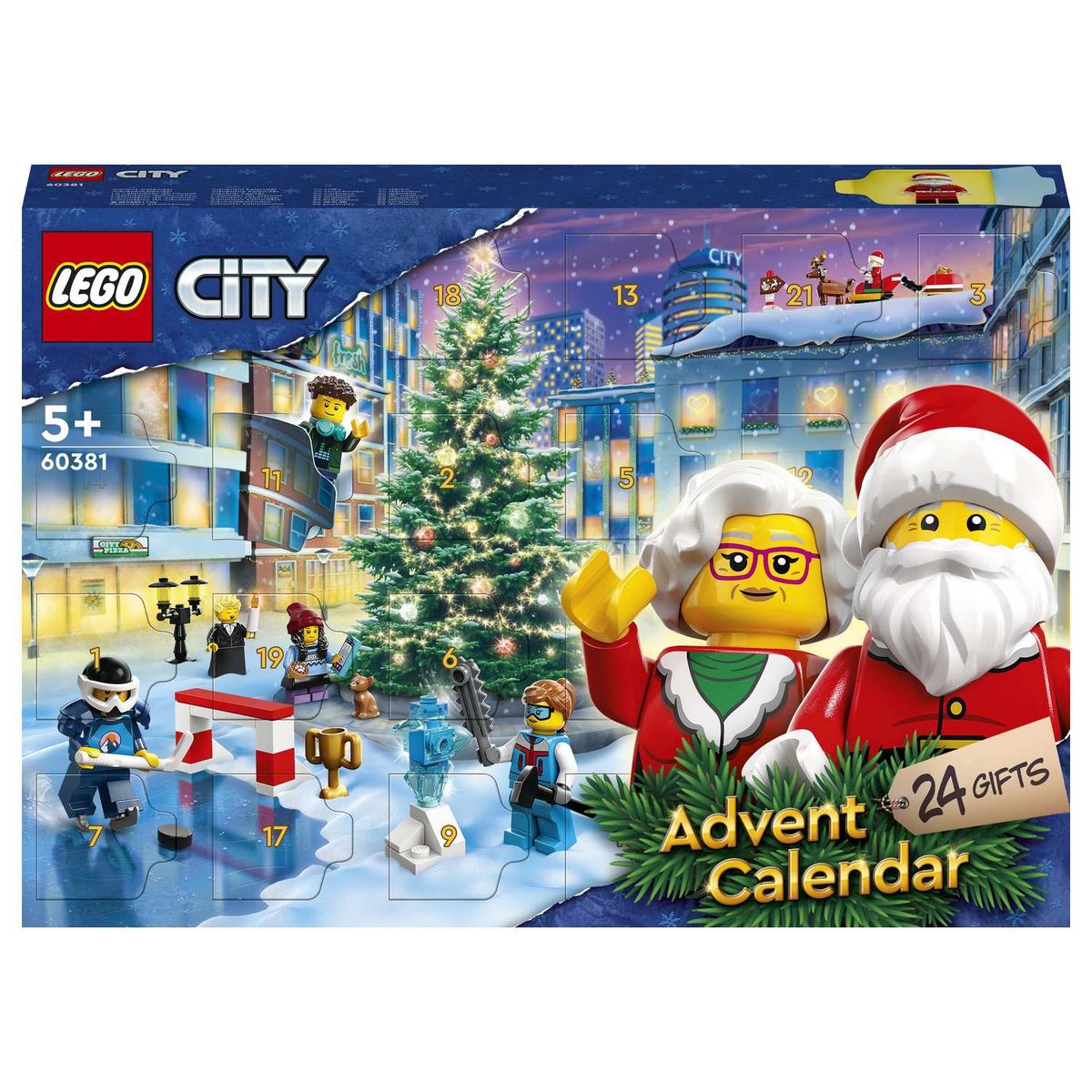 LEGO® City Advent Calendar 2023 60381 Building Toy Set (258 Pieces