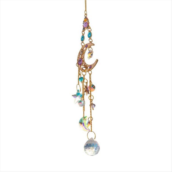 Crystal Suncatcher Outdoor Wind Chimes Garden Wind Music 3D A