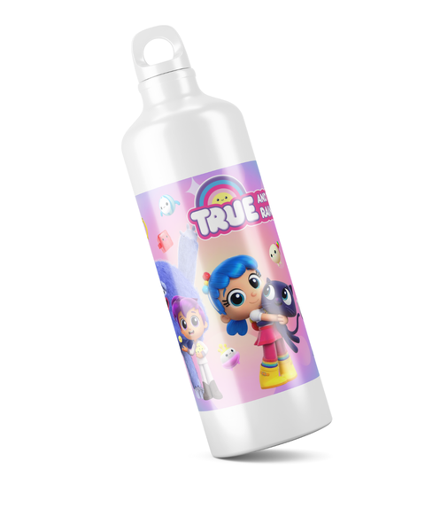 Katz Designs - Metal Water Bottle - Cartoon True