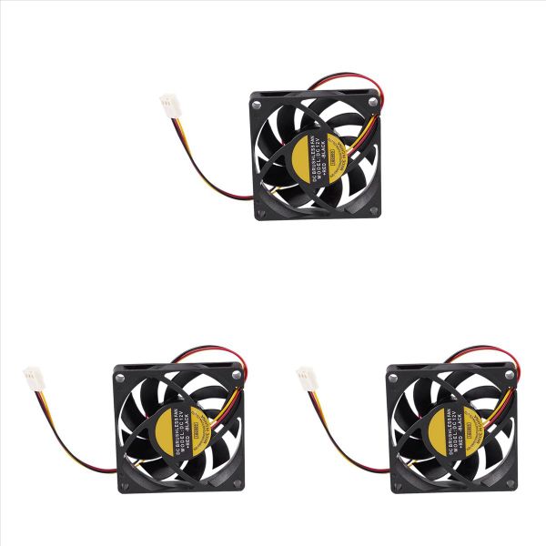 70X70Mm 12V 3Pin Pc Computer Case Cpu Dc Brushless Cooler Cooling Fan