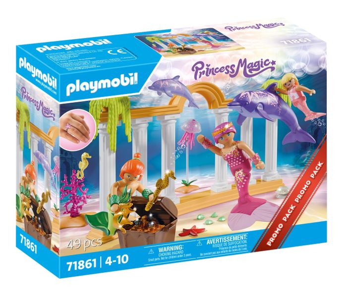 Playmobil Princess Magic - Mermaid Treasure with Dolphins - 49 Pieces
