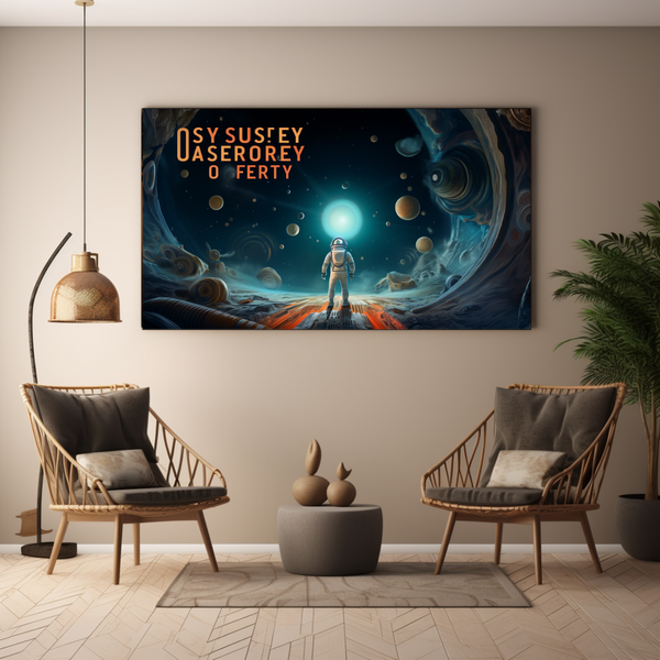 Canvas Wall Art - Outer Space Odyssey - BK0021