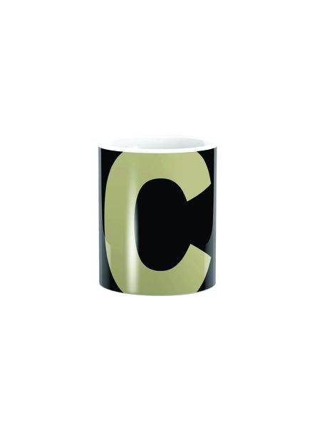 Letter C (Sand &amp; Black image