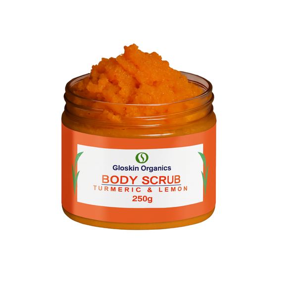 Turmeric &amp; Lemon Body Scrub - Skin brightening Exfoliating scrub.