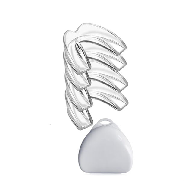 A Set of 4 Anti-Grinding Mouthguards, Suitable for Snoring and Bruxism