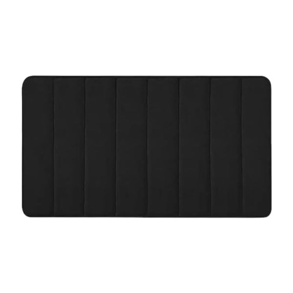 Soft Memory Foam Absorbent Non-Slip Bathroom Mat - Dark Grey