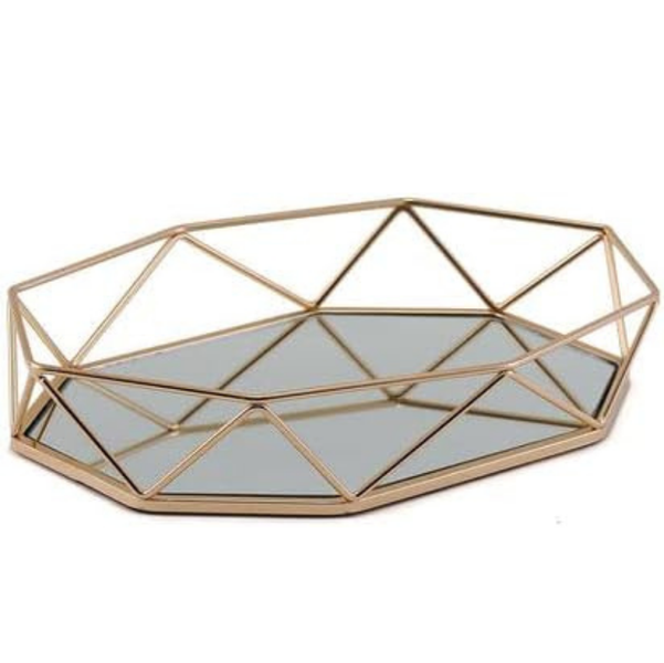 Round Serving Tray - Glass