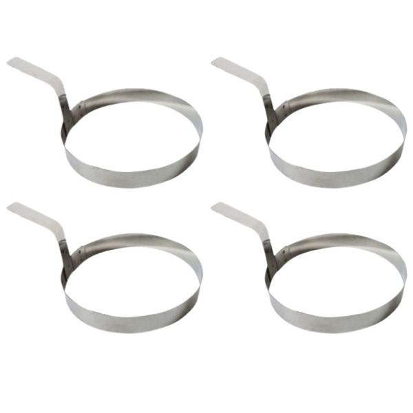 LK's - Egg Rings (Stainless Steel) - Pack of 4