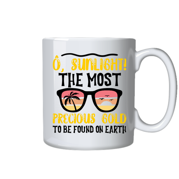 Summer Coffee Cup - Sunlight The Most Precious Gold
