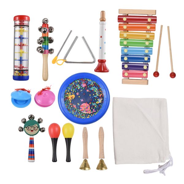Wooden Percussion Set Compatible with Kids Gifts