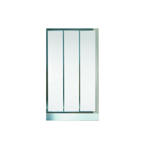 KENZO Triple Slider 900mmX900mmX1850mm White