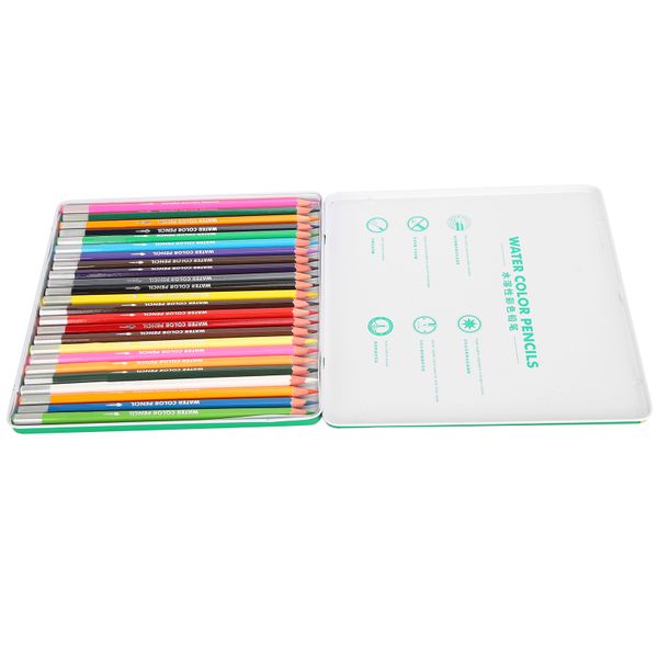 Watercolor Pencil Kit 24 Colors Fine Art Supplies