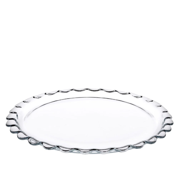 Pasabahce Petite Patisserie26cm Glass Serving Platter