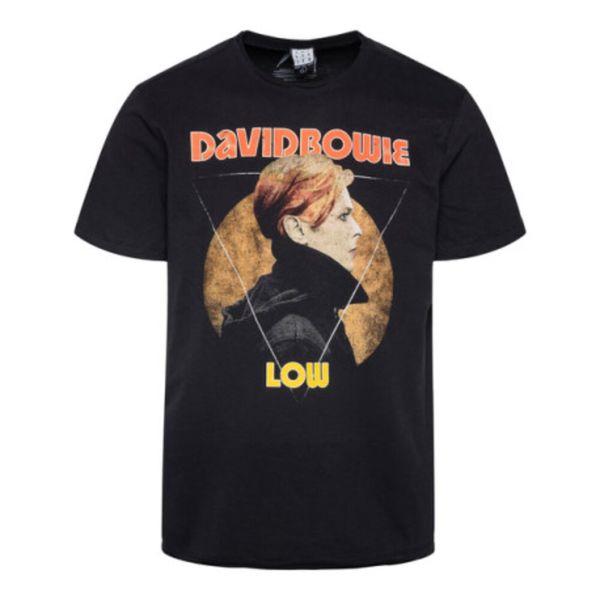 David Bowie - Low Amplified Vintage Charcoal Tshirt