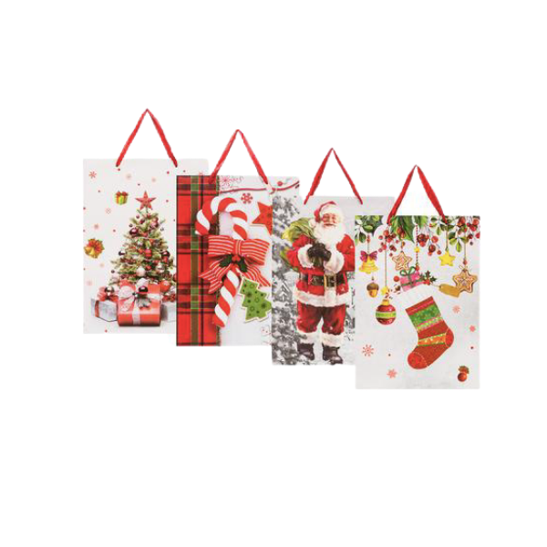 Christmas Gift Bag Jumbo - Pack of 4