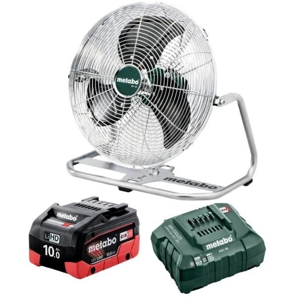 Metabo - Cordless Fan - AV 18 (606176850) With 10Ah Battery and Charger